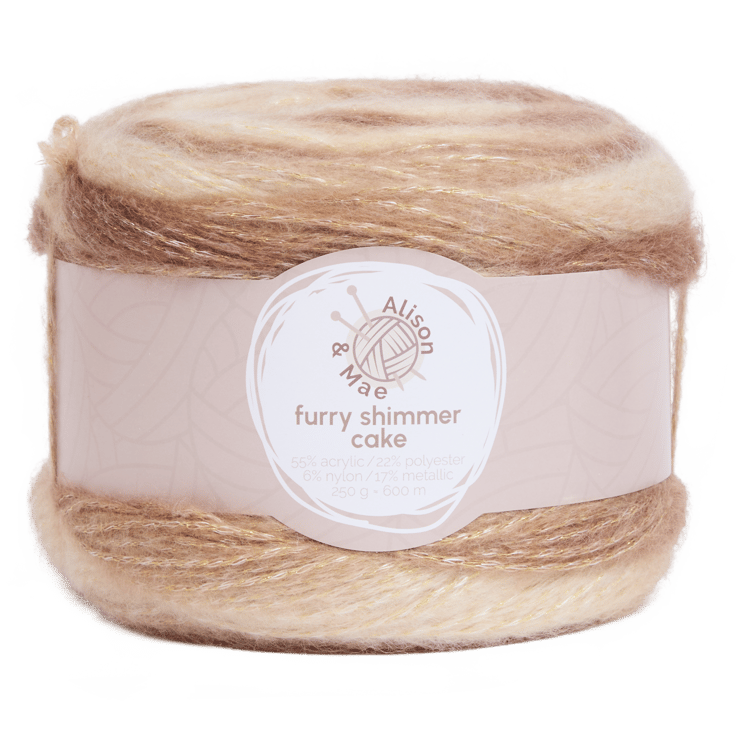 Hilo brillante Alison & Mae Furry Shimmer Cake