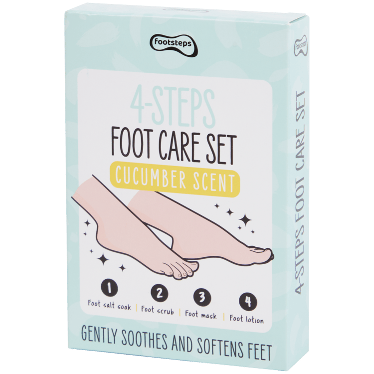 Kit de cuidado para pés Footsteps Pepino