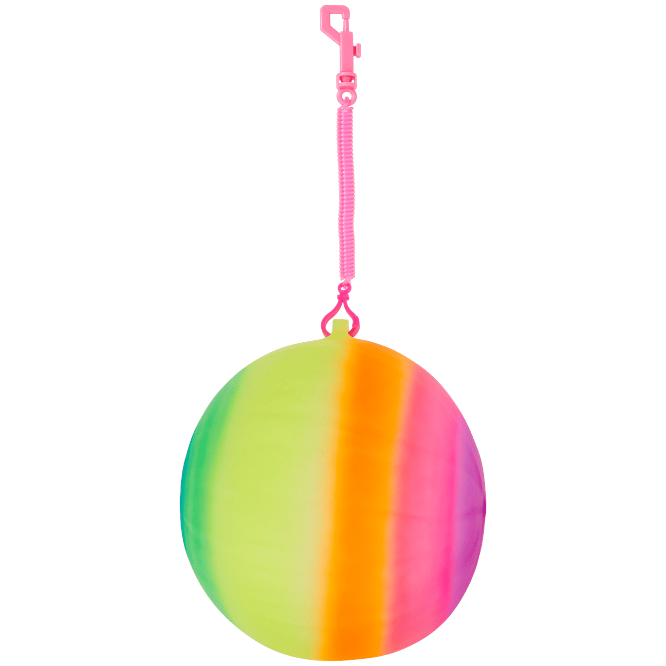 Bola bungee arco-íris