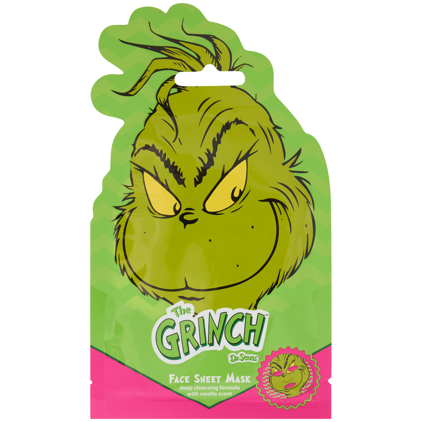 Masque visage Grinch