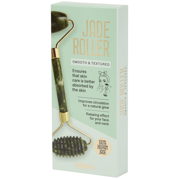 Rodillo jade para masaje facial