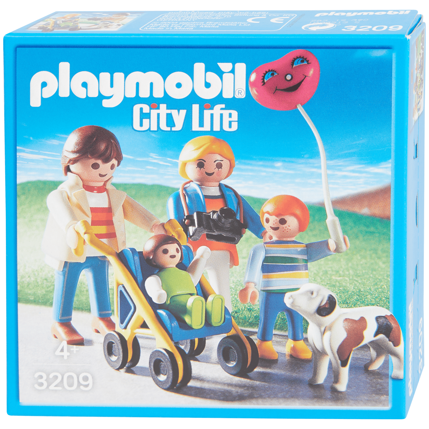 Família com carrinho Playmobil City Life