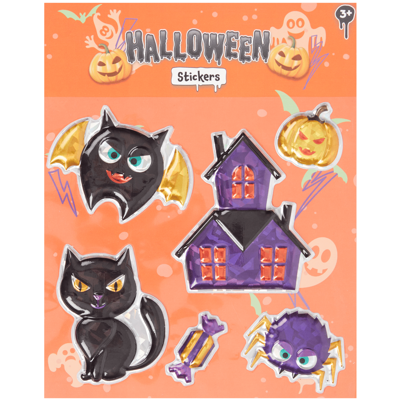 Halloween bubbelstickers