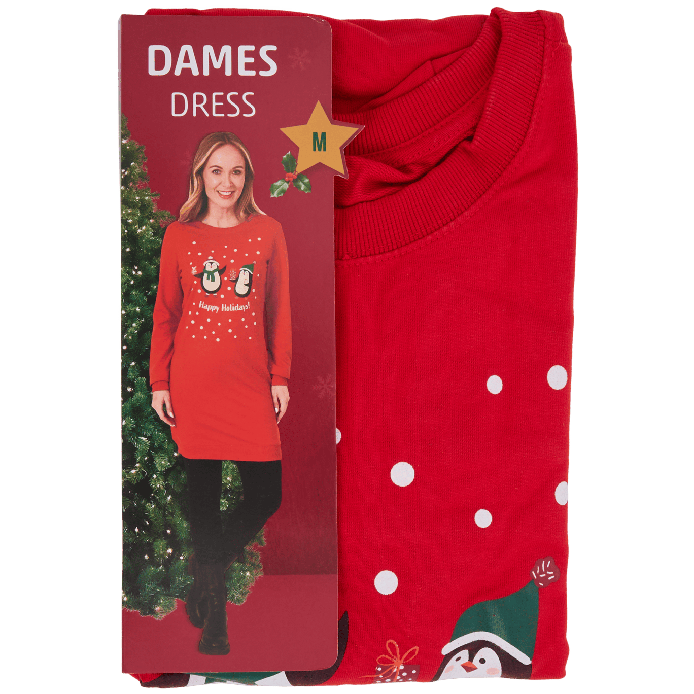 Robe de Noël avec imprimé