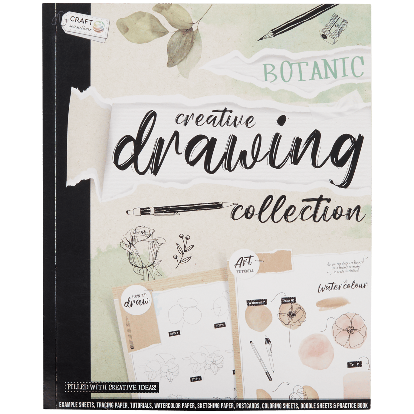 Caderno de desenho Grafix Creative Drawing Collection