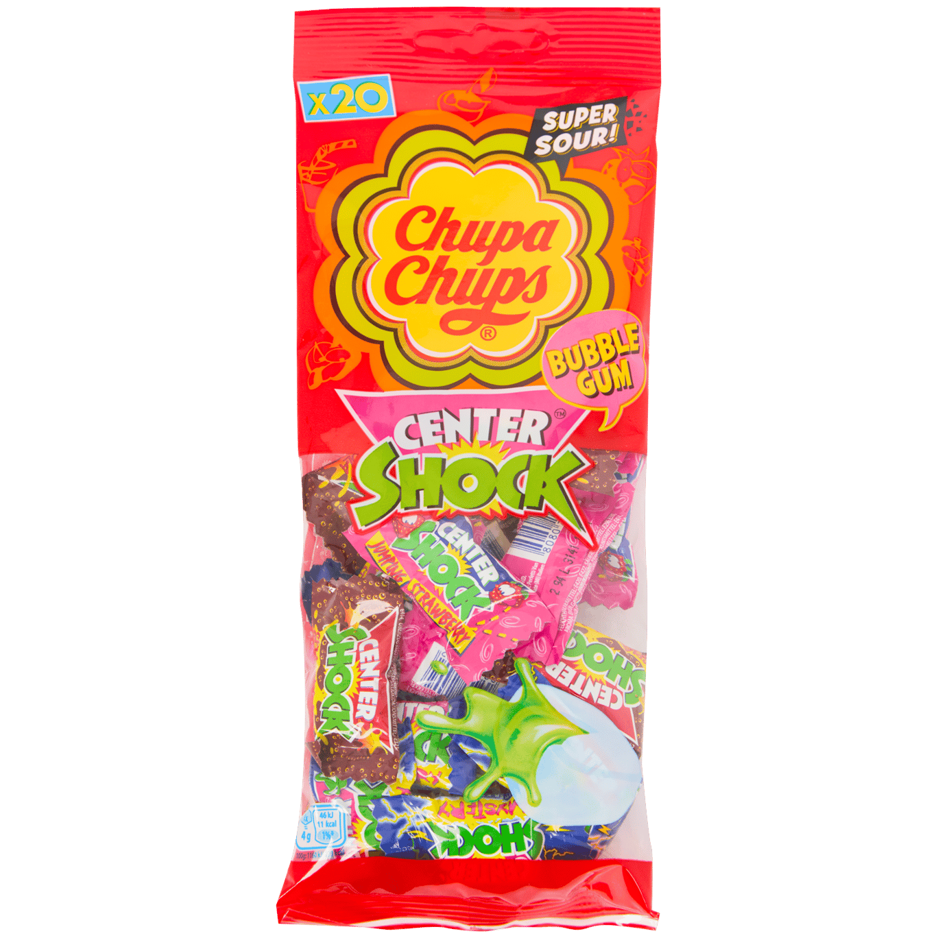 Chupa Chups kauwgom Center Shock