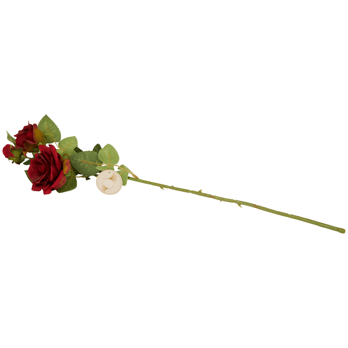 Rosa artificial con tallo