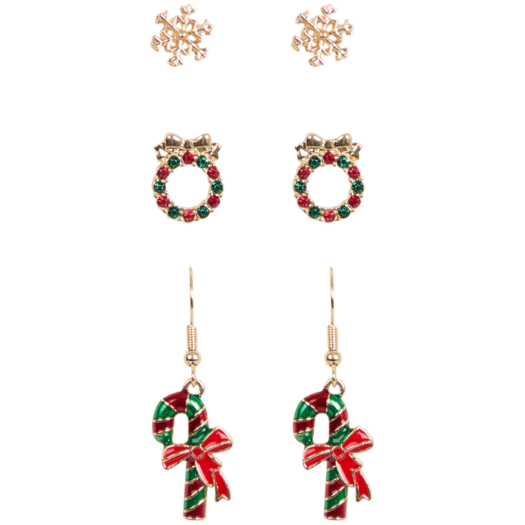 Boucles d'oreille de Noël