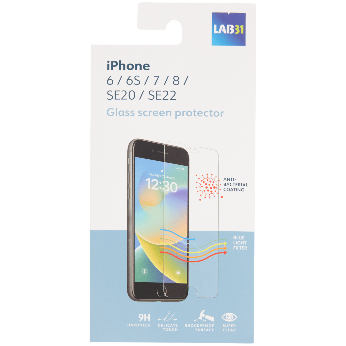 3+3 Pack Verre Trempé iPhone 12 (6.1) Protecteur d'écran + iPhone 12  (6.1) Caméra Arrière Protecteur Double Protection, Haute Transparence,  Anti-Rayures