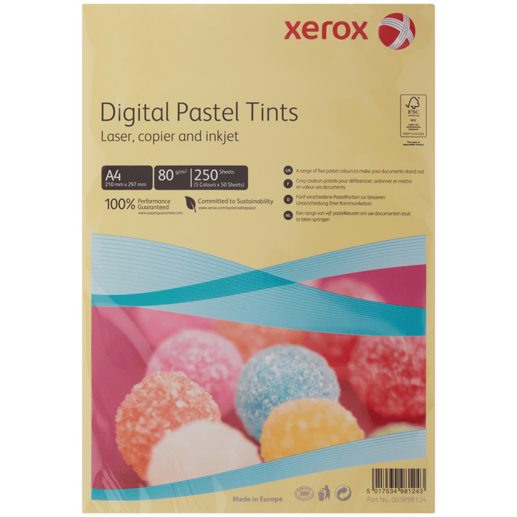 Xerox mehrfarbiges Druckerpapier