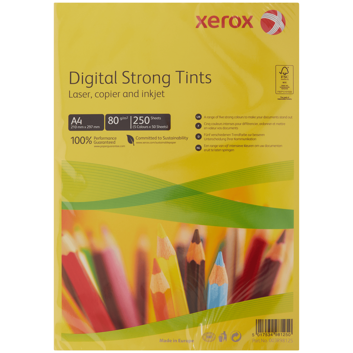 Xerox gekleurd printpapier