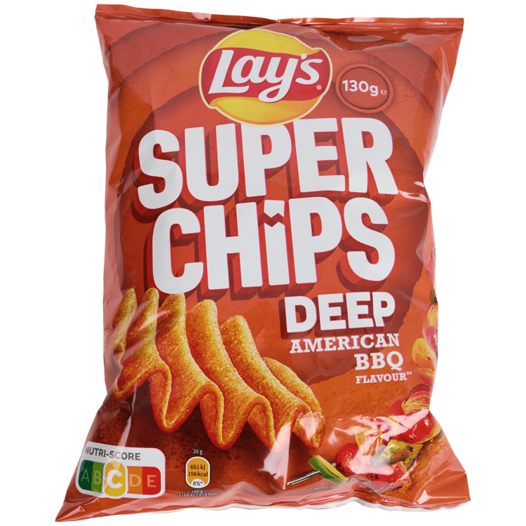 Lay's Super Chips Deep American BBQ