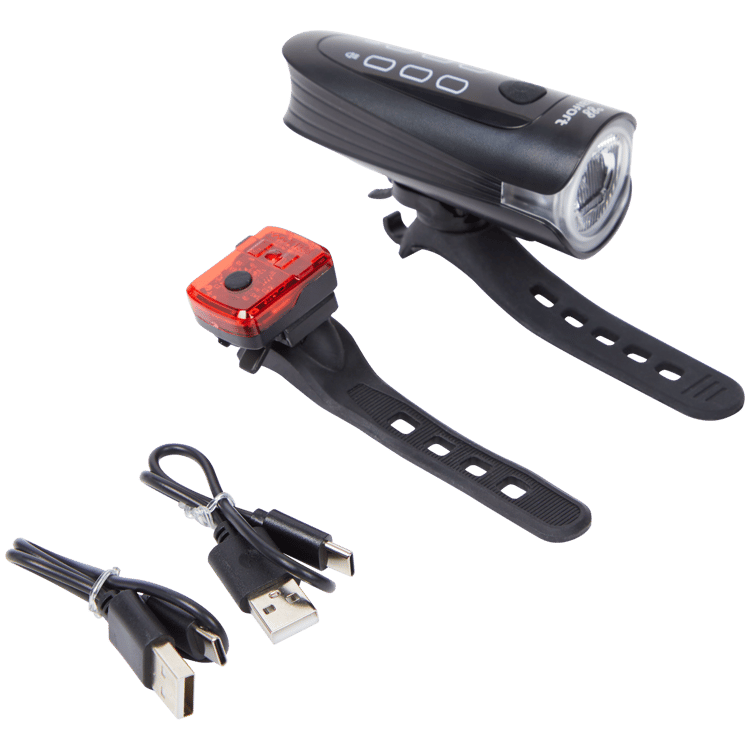 Set de lampes de vélo rechargeables Walfort