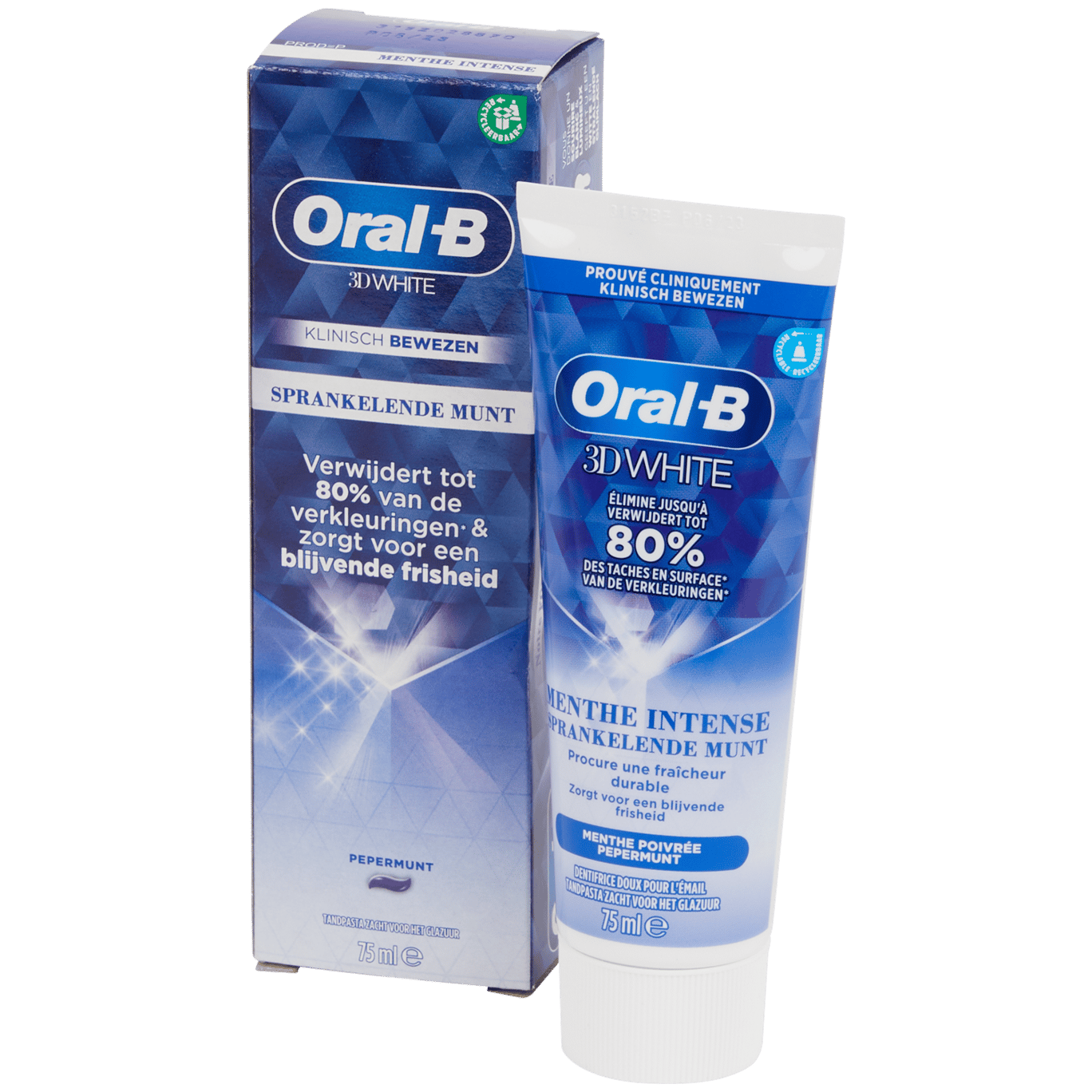 Oral-B 3D White tandpasta Sprankelende Munt