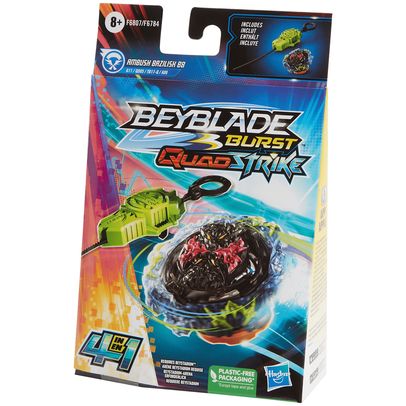 Pião Hasbro Beyblade Burst Quad Strike