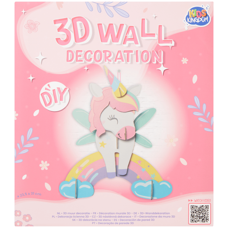 Crea le tue decorazioni da parete in 3D Kids Kingdom