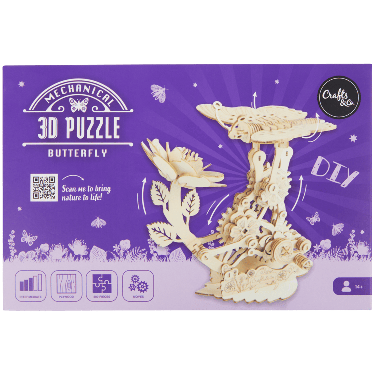 3D drevené puzzle