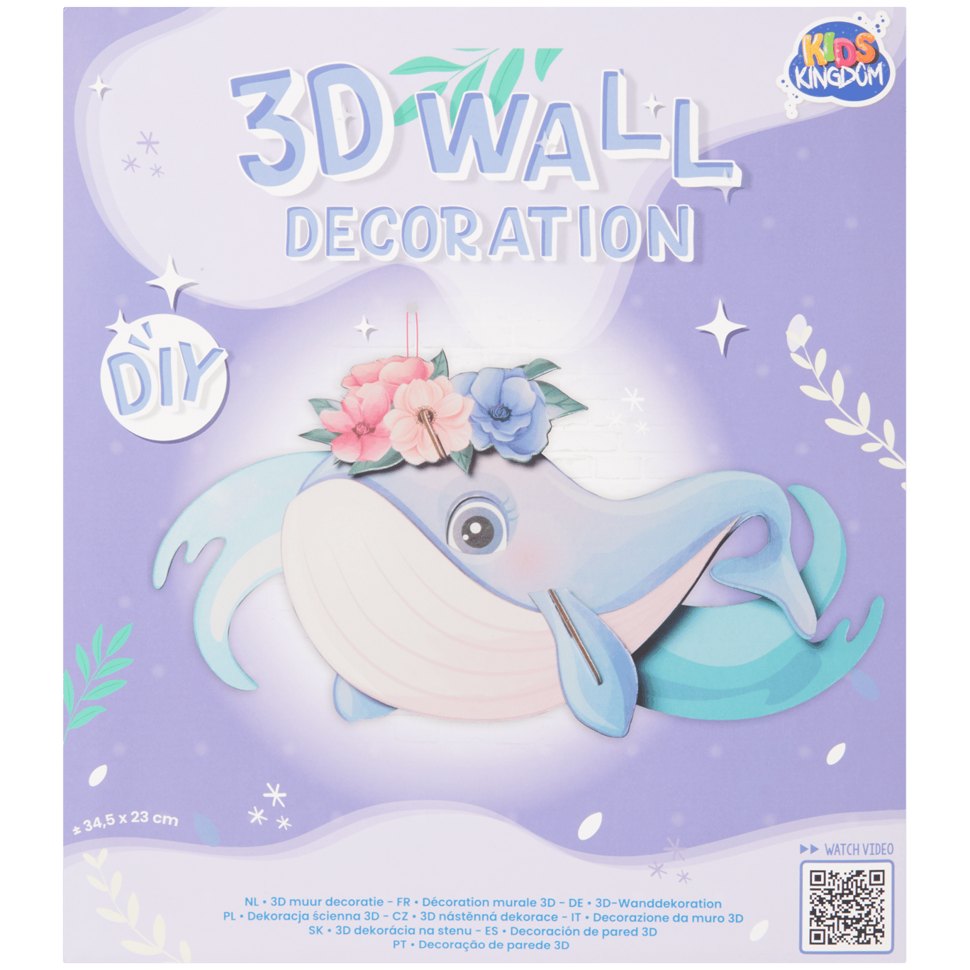 Crea le tue decorazioni da parete in 3D Kids Kingdom