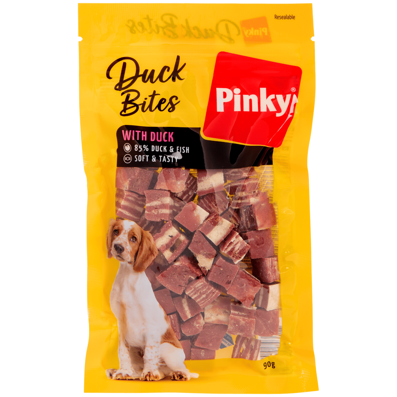 Snack per cani Pinky Duck Bites Duck Bites