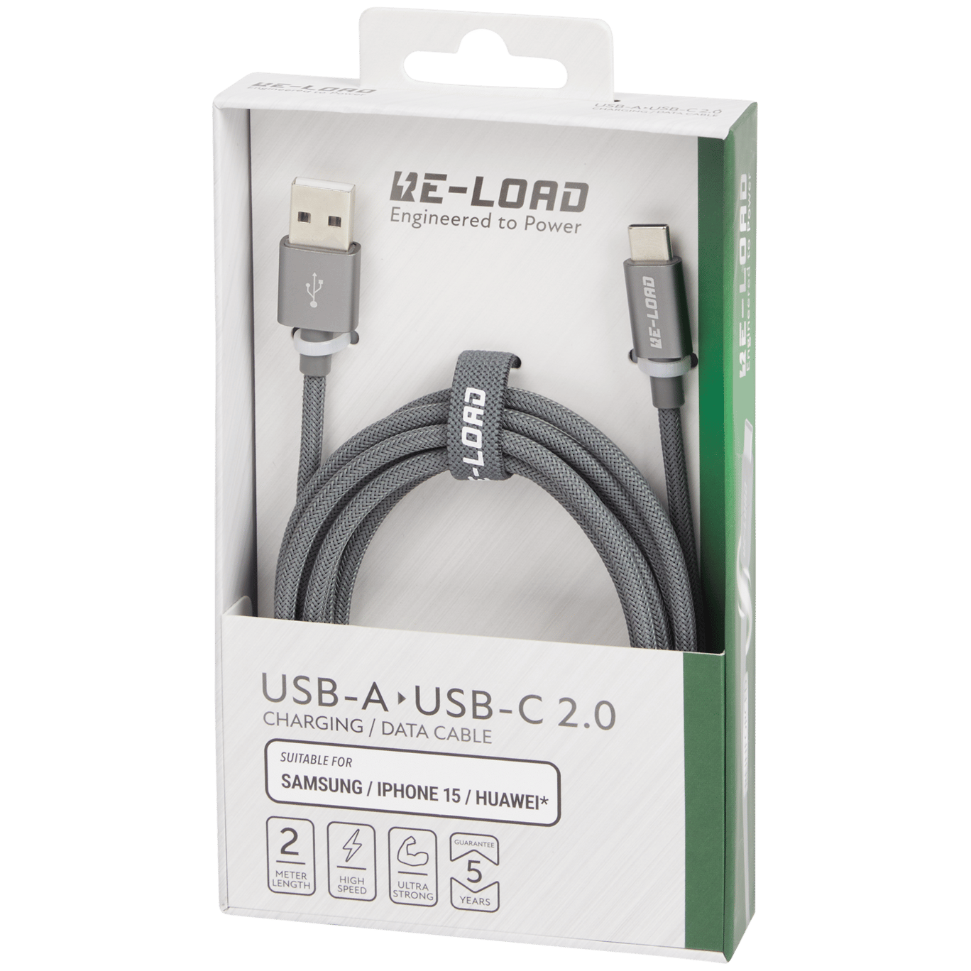 Nabíjací a dátový kábel Re-load USB-C