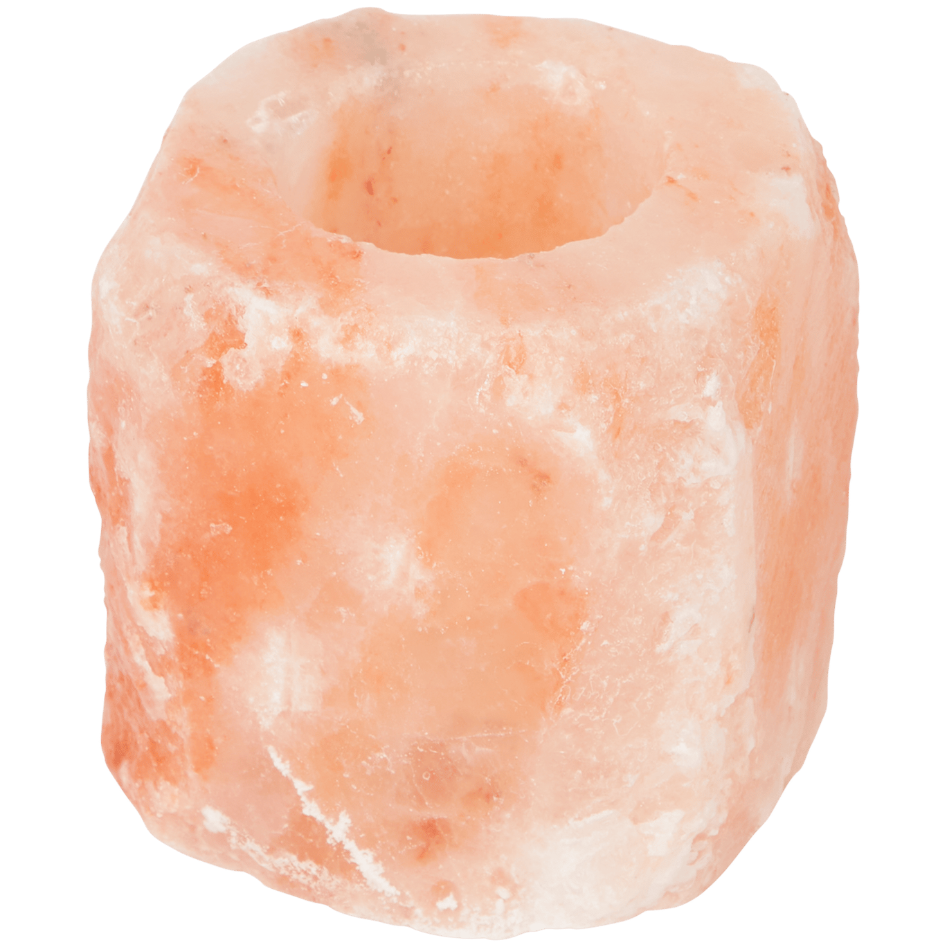 Portacandelina in pietra di sale