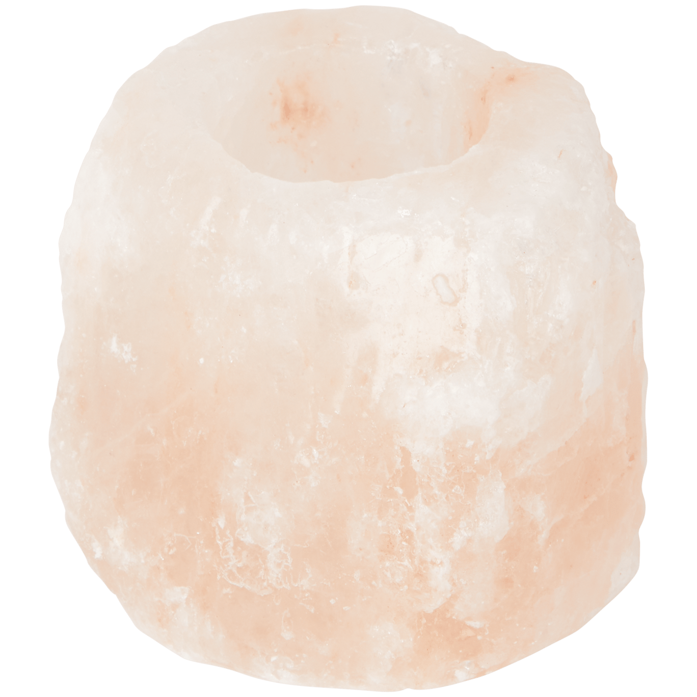 Portacandelina in pietra di sale
