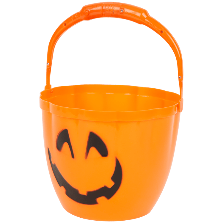 Halloween-Eimer mit LED-Licht