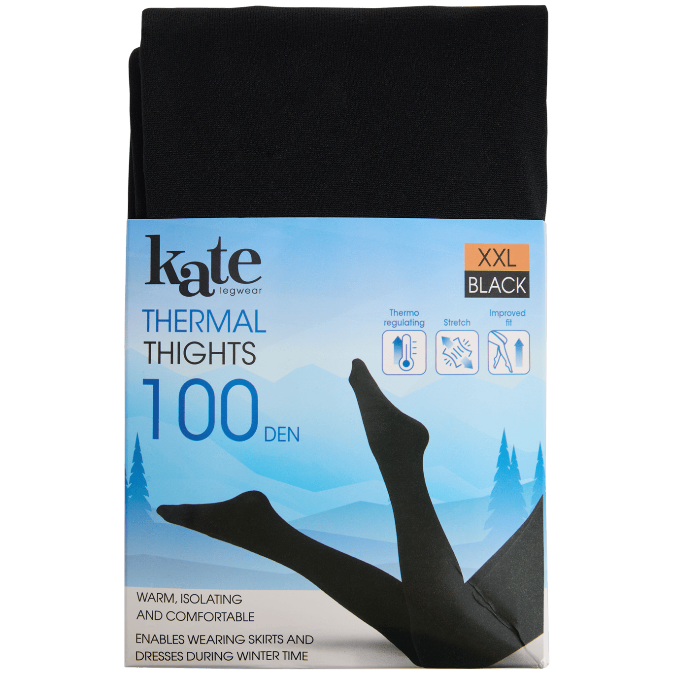 Termorajstopy Kate Legwear 100 den