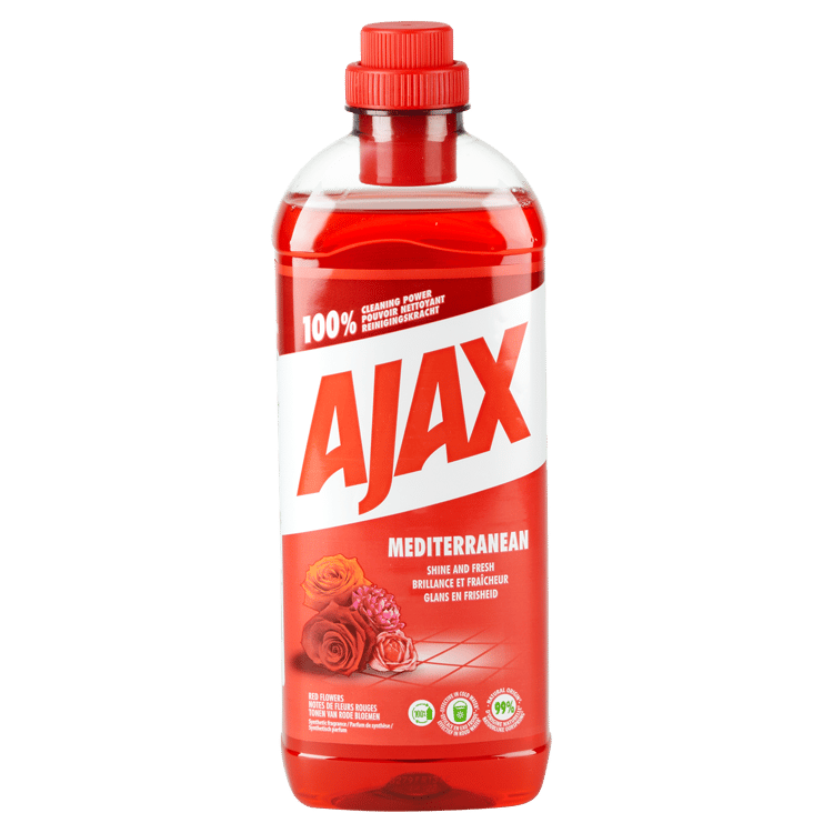 Detergente universal Ajax Mediterranean Red Flowers
