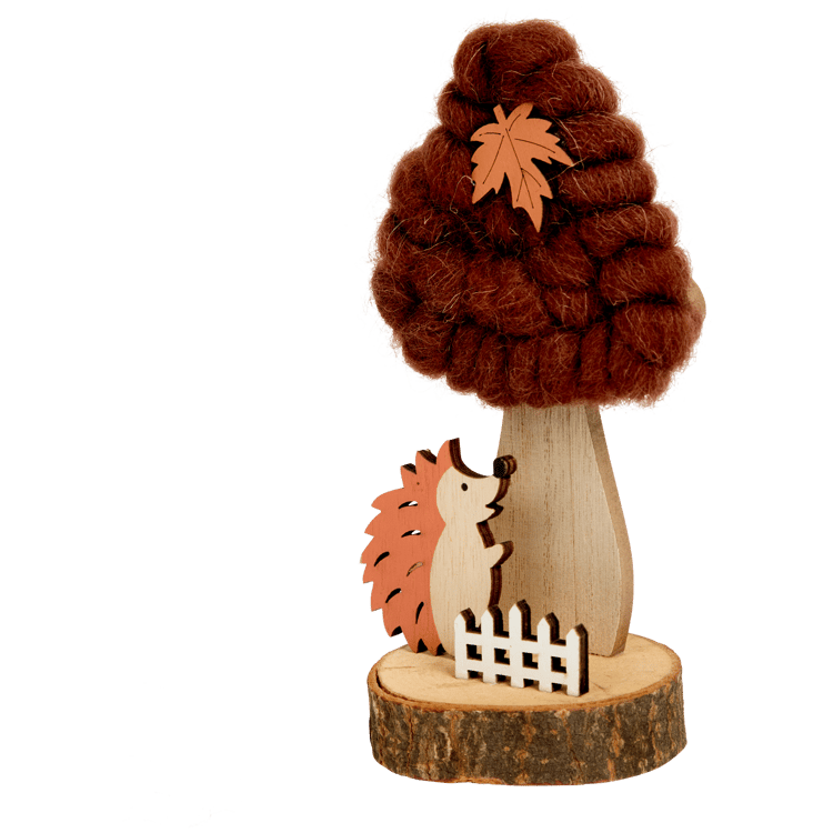 Cenário de outono com cogumelo