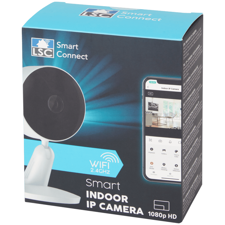 Caméra de surveillance intérieure connectée IP LSC Smart Connect