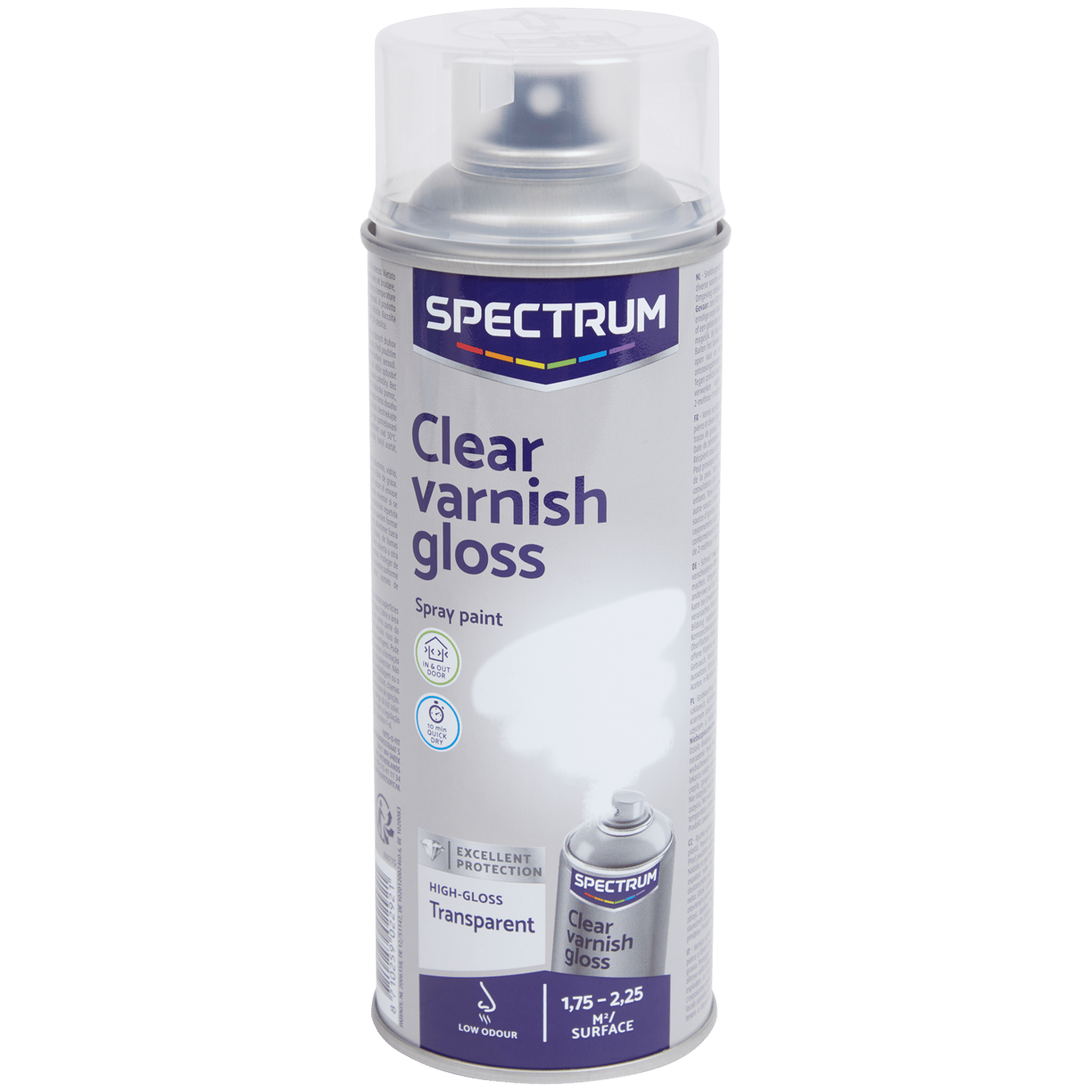 Spectrum Hoogglans Blanke Lak Transparant Transparant 400 Ml Action NL Spectrum Hoogglans Blanke Lak Transparant Transparant 400 Ml Action NL