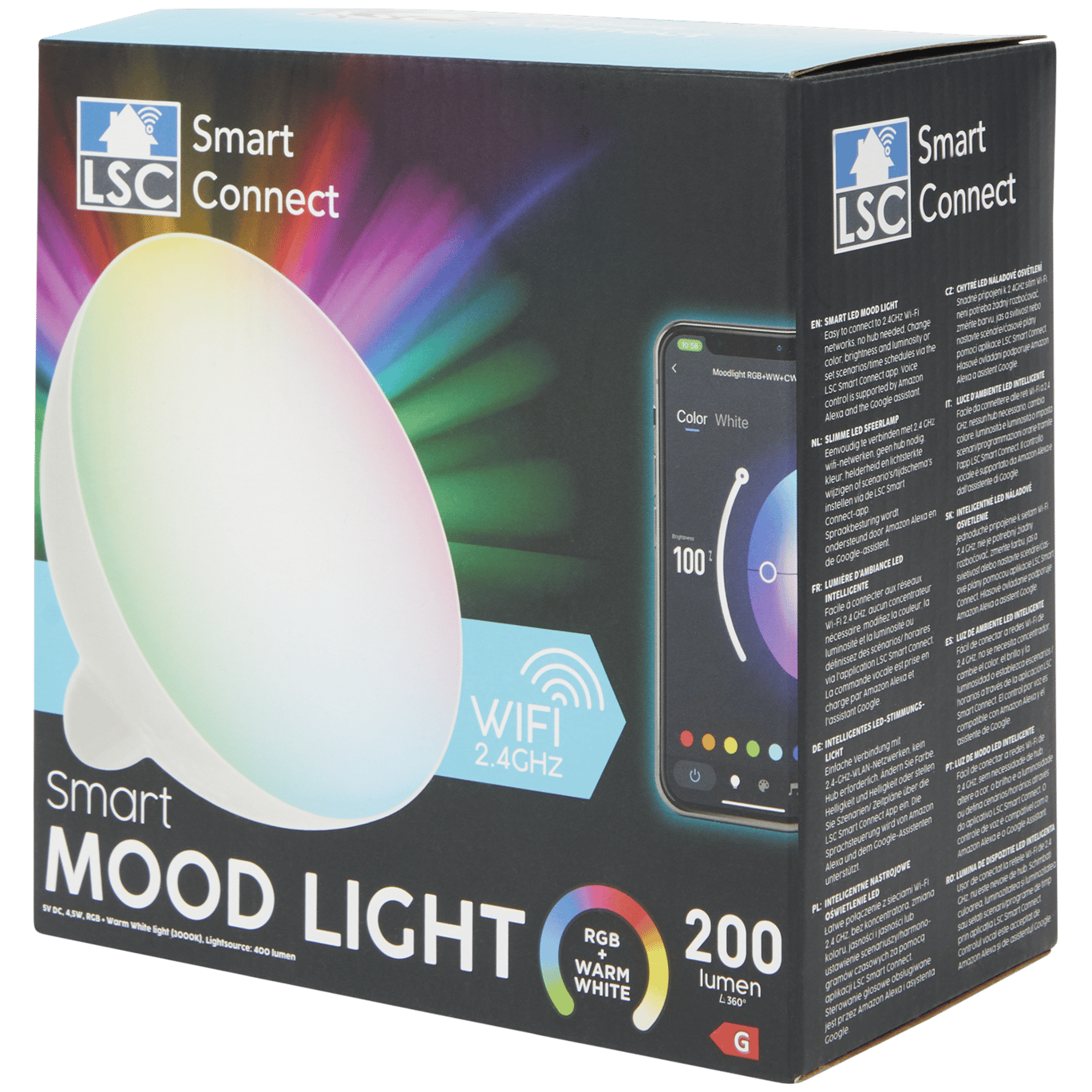 Lampe d'ambiance LSC Smart Connect 2,2﻿ ﻿watts