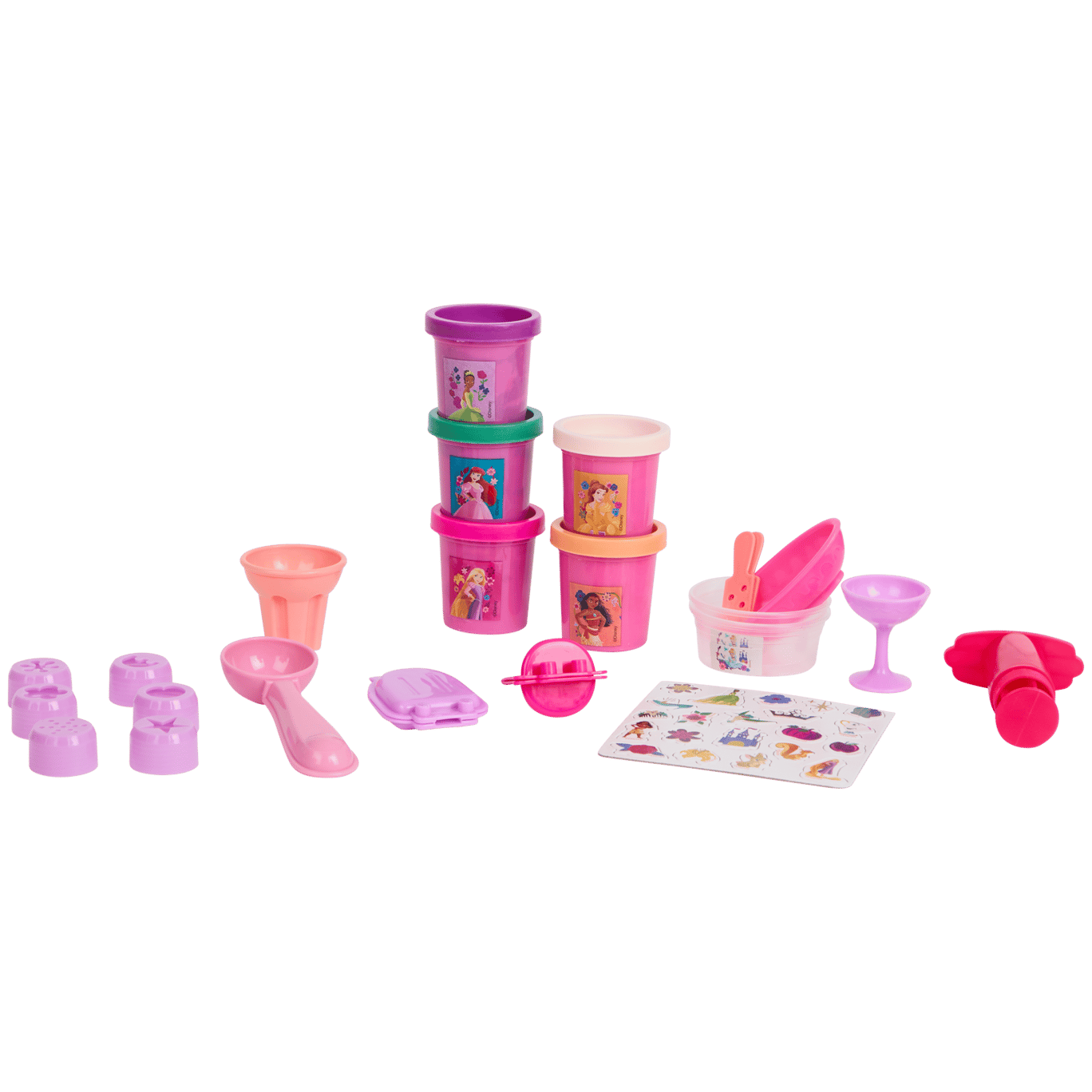 Conjunto de plasticina para fazer gelados