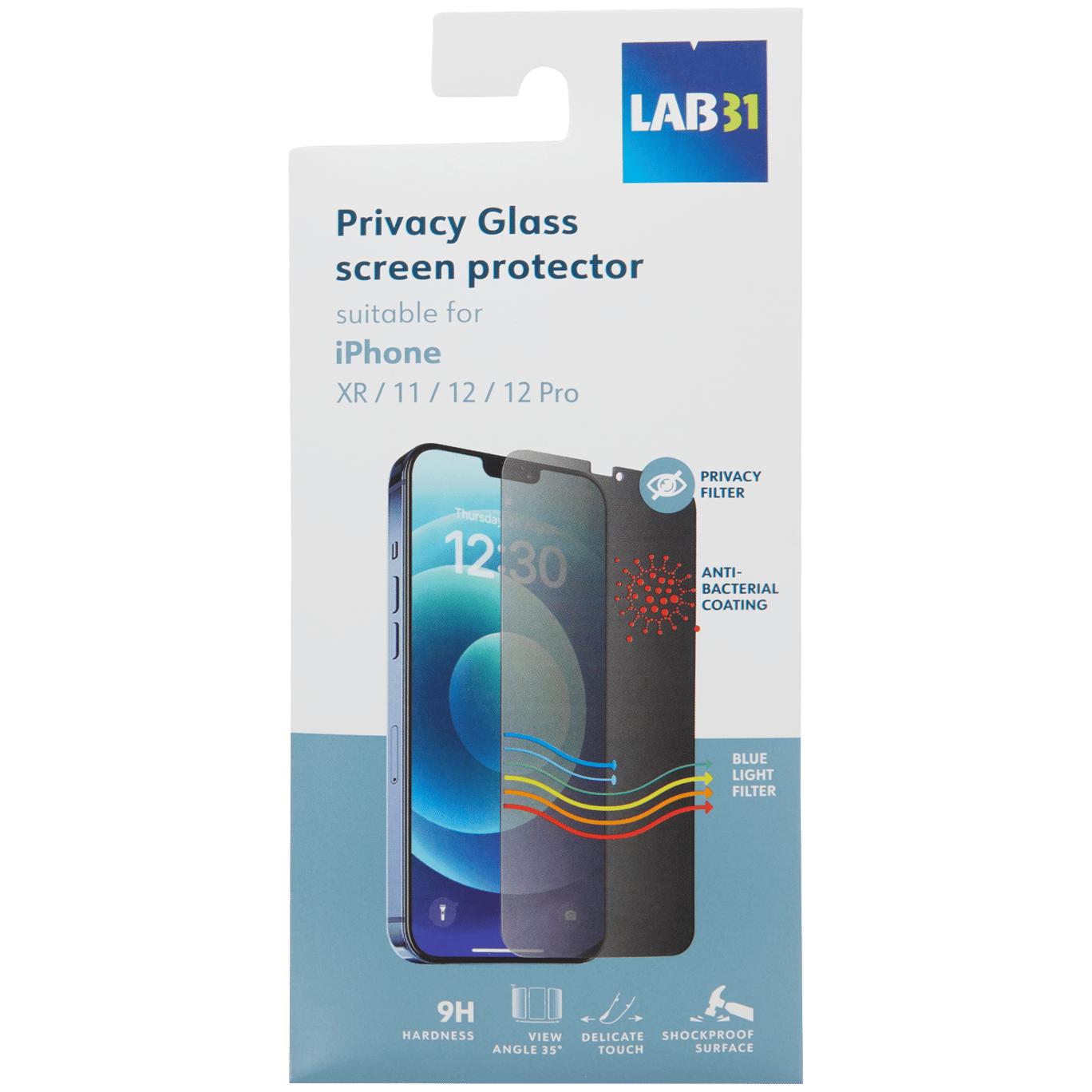 Proteggischermo con filtro privacy Lab31