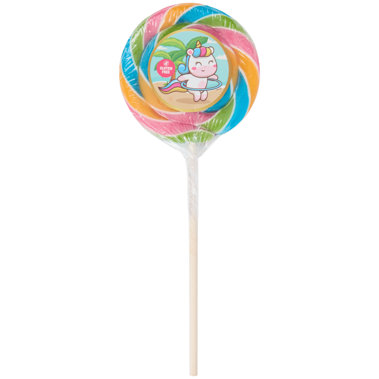 Regenbogen-Lolli