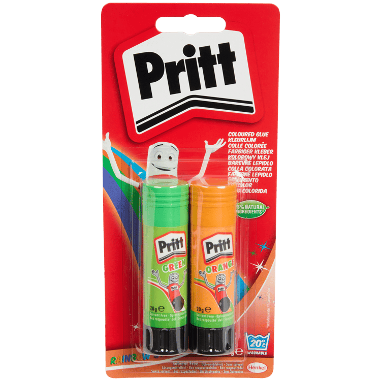 Kolorowe kleje w sztyfcie Pritt