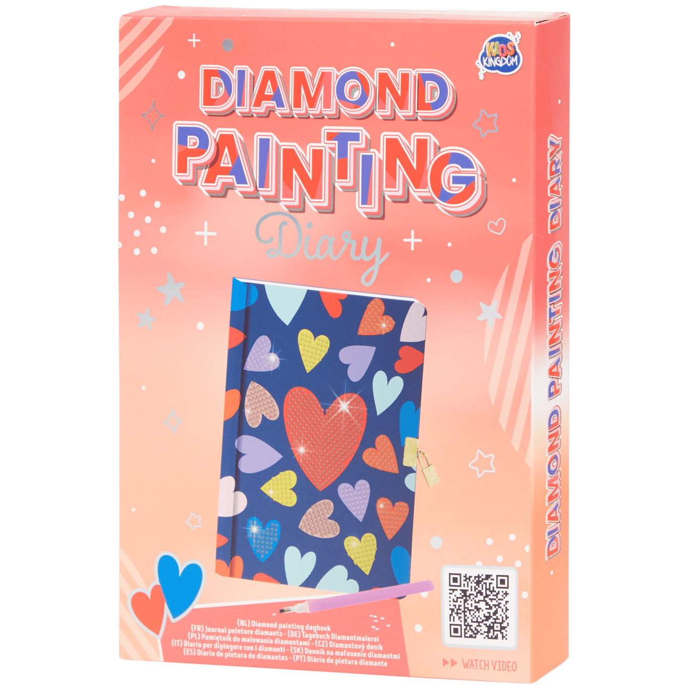 Deník – diamantové malování Kids Kingdom