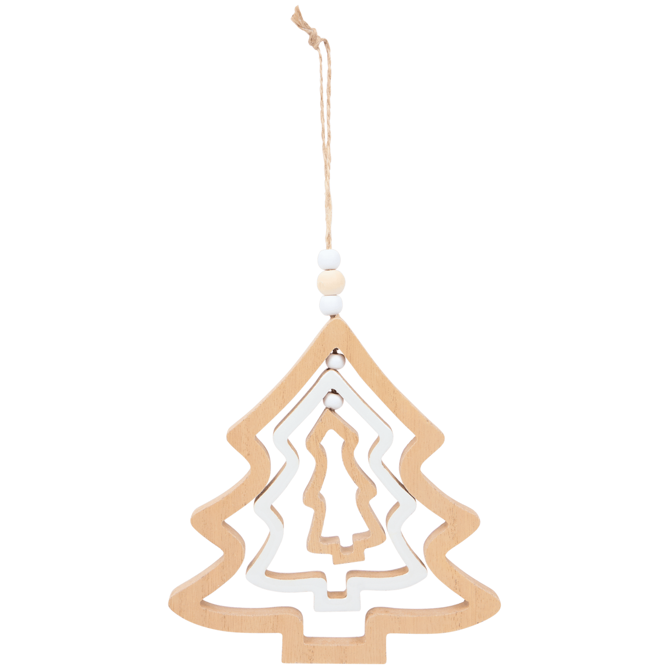 Suspension de Noël en bois