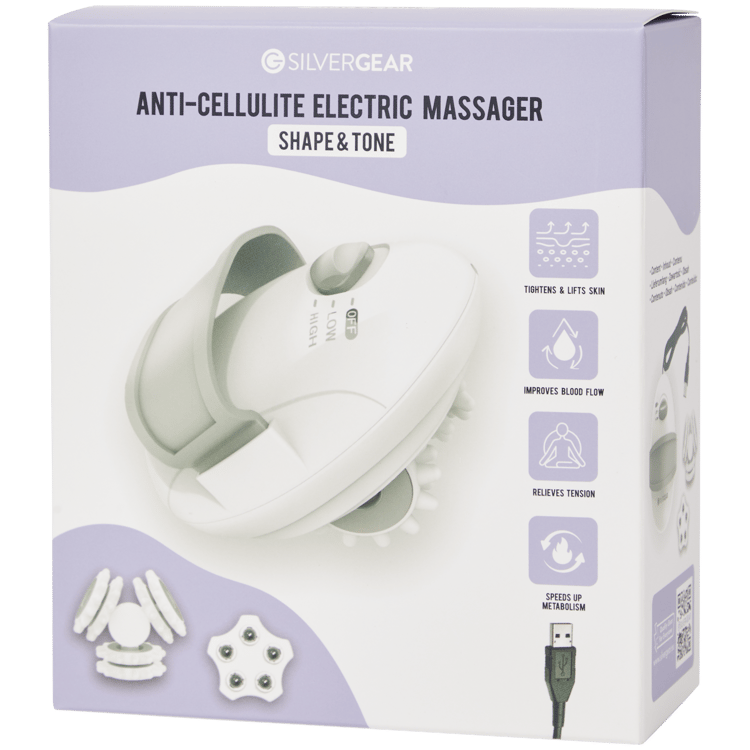 Elektryczny aparat do masażu Silvergear przeciw cellulitowi