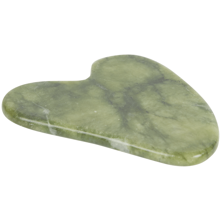 Gua sha en pierre de jade