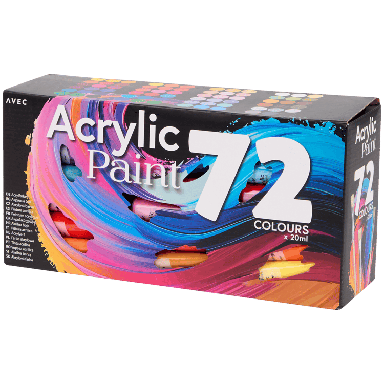 Kit de peinture acrylique Avec