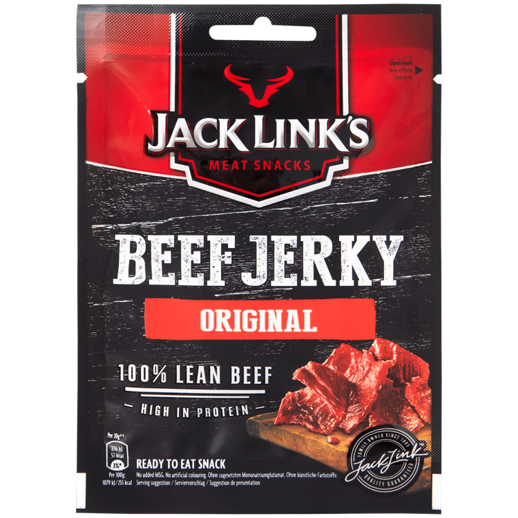 Snack di carne Beef Jerky Jack Link's Original