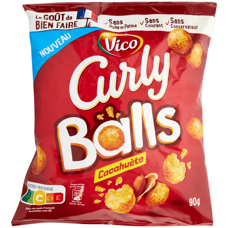 Vico Curly Balls Cacahuète