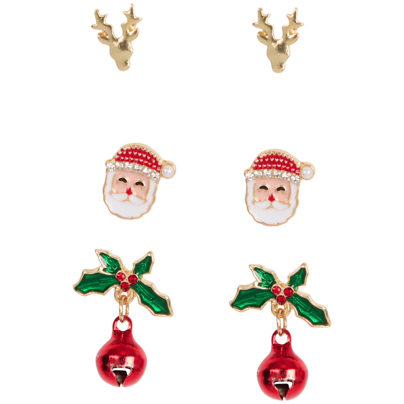 Boucles d'oreille de Noël