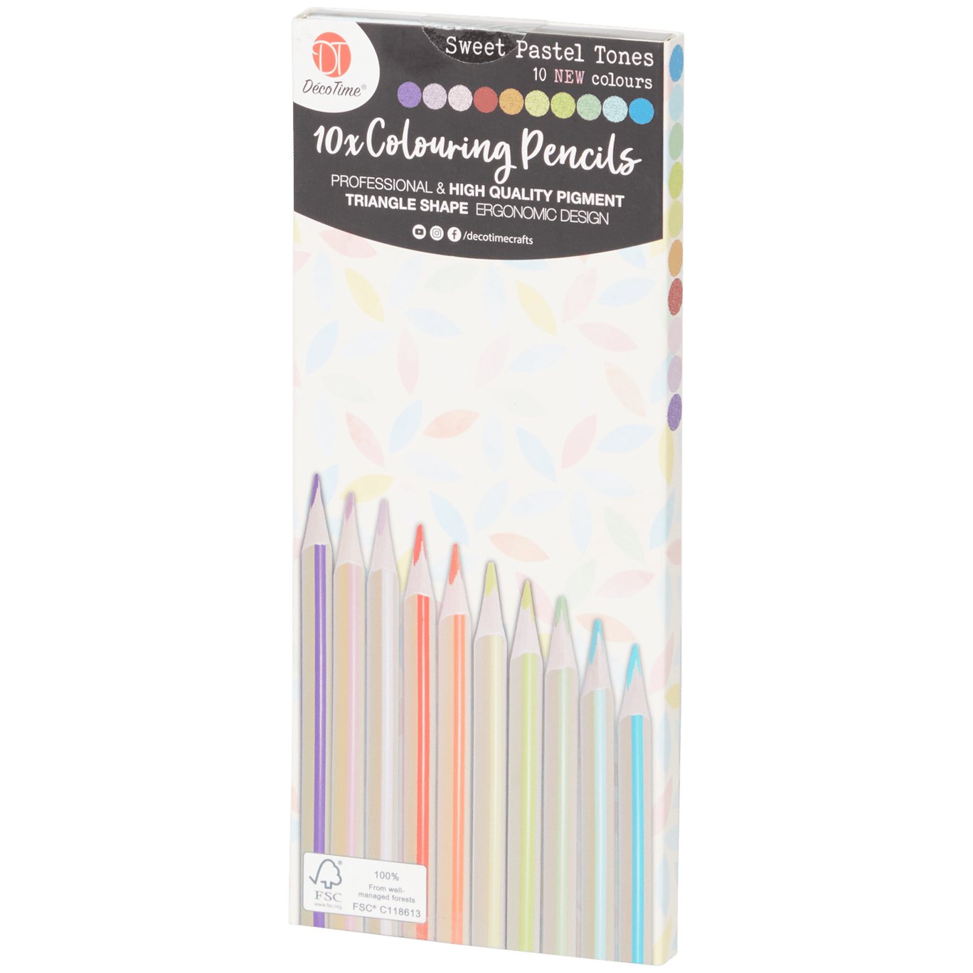 Lápis de cor em lata DécoTime