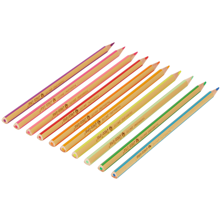 Lápices de colores en estuche de lata DécoTime