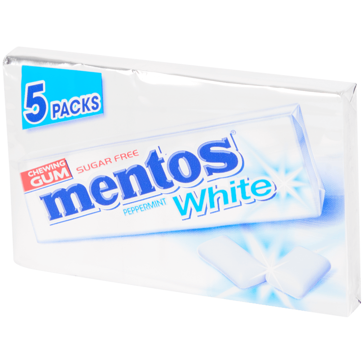 Chewing-gum Mentos White Menthe poivrée
