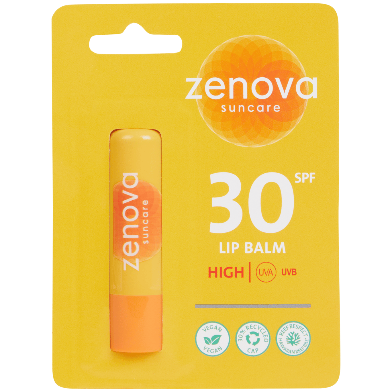 Bálsamo labial com proteção solar Zenova