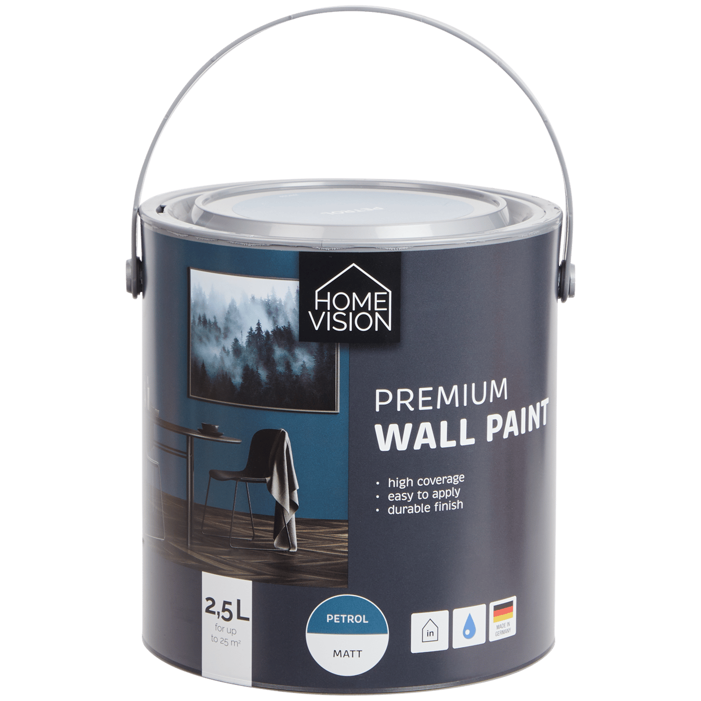 Pintura de pared mate Home Vision Petróleo